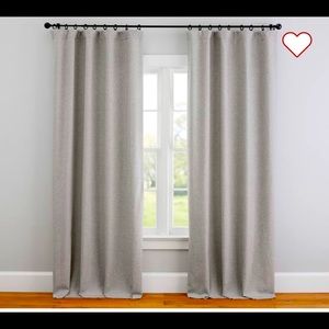 Set of 2 Pottery Barn Calhan Tweed Drape Curtains
